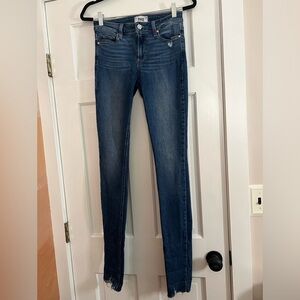 PAIGE • LEGGY ULTRA SKINNY • AXTON DISTRESSED DENIM